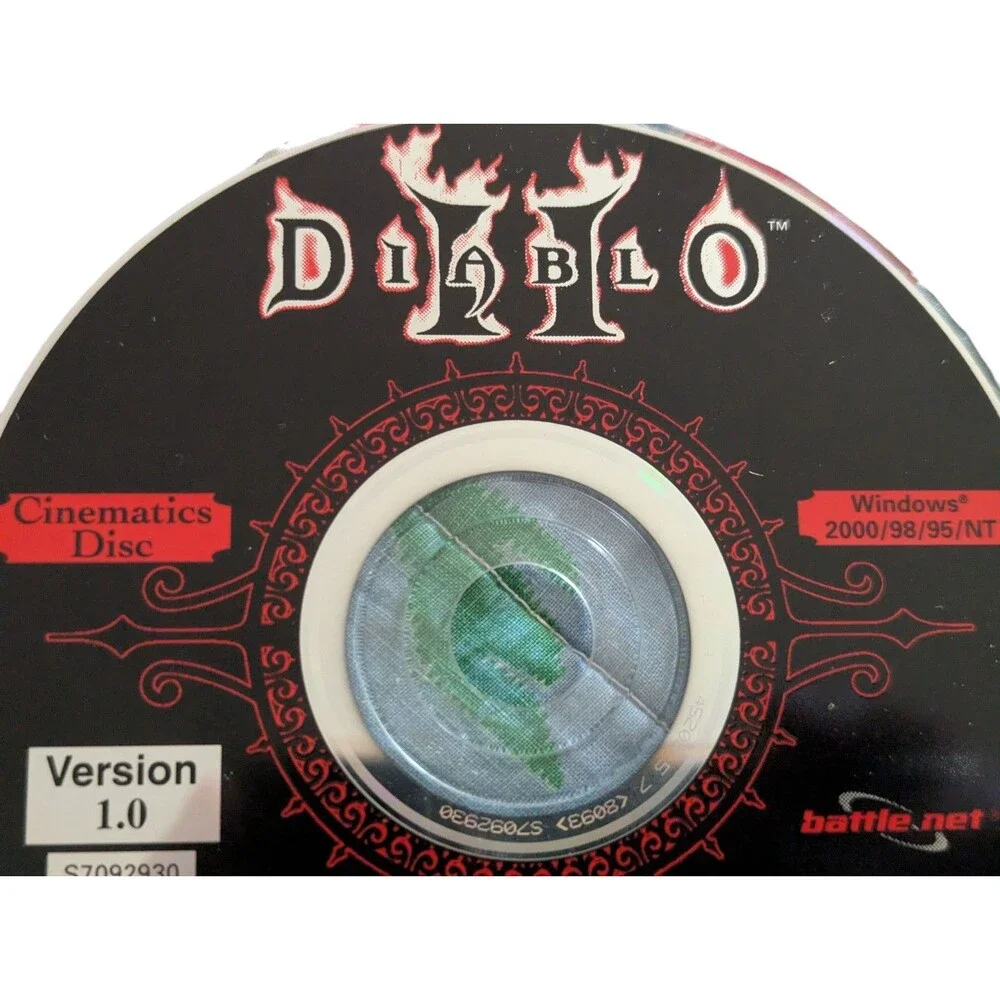 Diablo II-Cinematics Disc-Windows 2000/98/95/NT (Disc Only) Version 1.0 Rated M